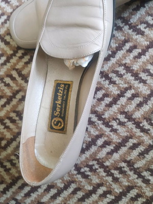 Serketzis leather women's shoes size 38 beige