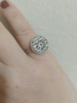 Cavalier ring silver like new for pinky finger