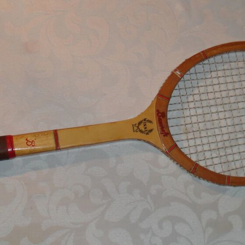 Vintage Wooden Tennis Racket Bancroft "Winner Junior" with Authentic Case – Made in USA
