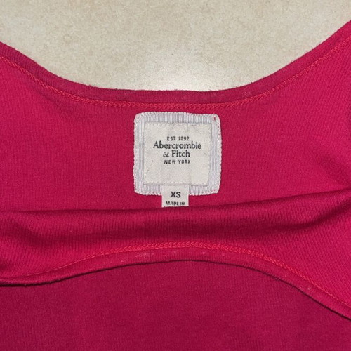 Abercrombie & Fitch Women Tank Top Burgundy size XS like new