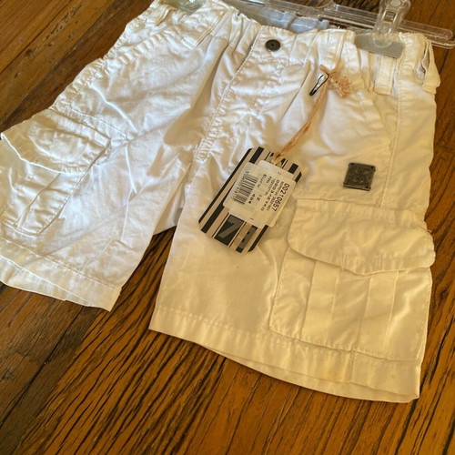 Pointer baby shorts new, blue 12 months and white 12, 18 months
