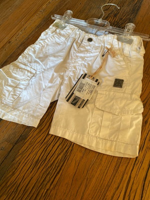 Pointer baby shorts new, blue 12 months and white 12, 18 months