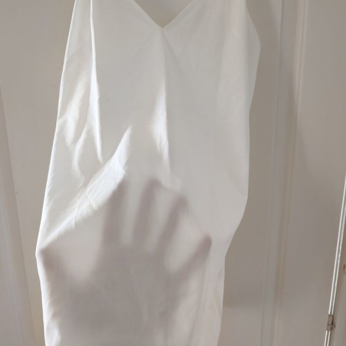 Zara white tank top like new, size M
