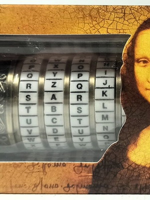 The Noble Collection Da Vinci Code λειτουργικό μίνι Cryptex σετ καινούργιο
