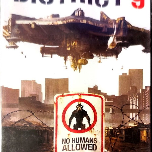 District 9 DVD used, sci-fi adventure with subtitles