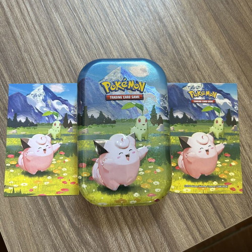 Ascended Heroes Clefairy Mini Tin with Stickers like new