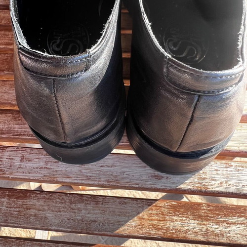 Step to Step Loafers shoes black genuine leather like new