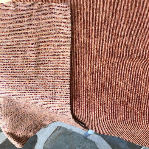 Pillowcases like new, set of 5 small 44x44 and 4 large 60x60 orange/beige