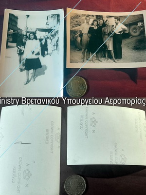 Σετ 2 βιντάζ φωτογραφίες Βρετανικού Υπουργείου Αεροπορίας 1940s