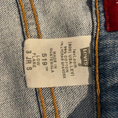 Levi’s low 519 low flare jeans like new, blue, size S