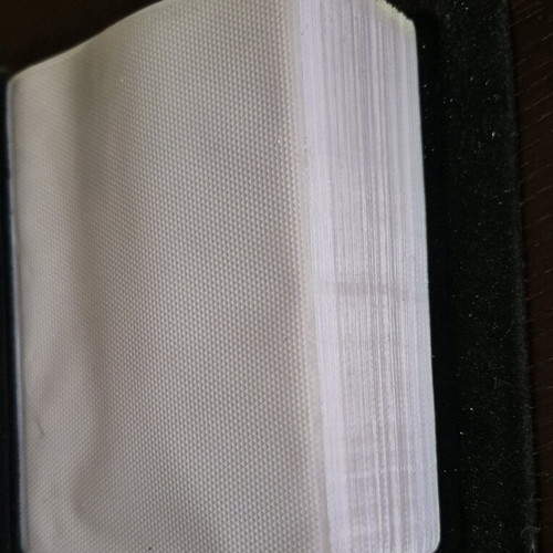 Photo album used with external frame