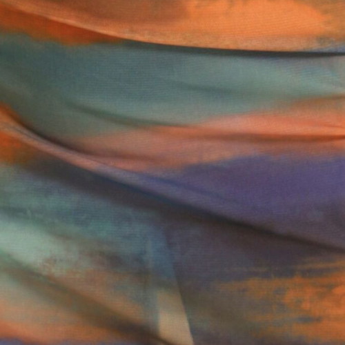 Beachwear beach set degradé style new, blue and orange