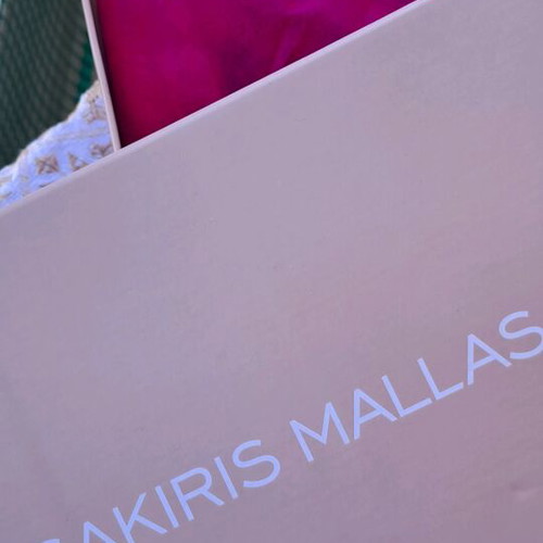 Tsakiris Mallas platform sandals like new, beige and pink, size 37