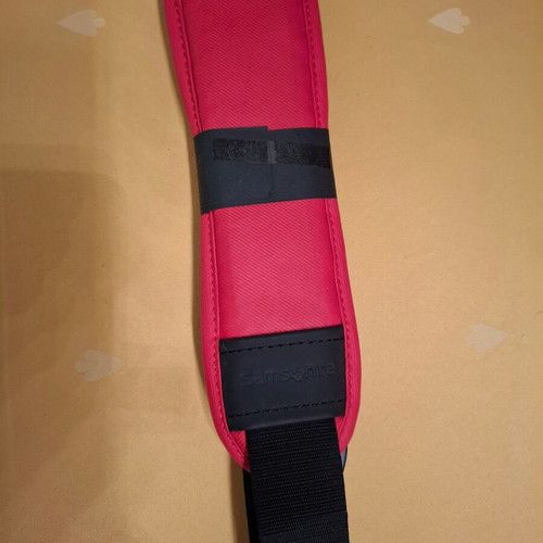 Samsonite laptop bag like new, red and black