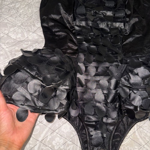 Fancy corset new designer, size S, black