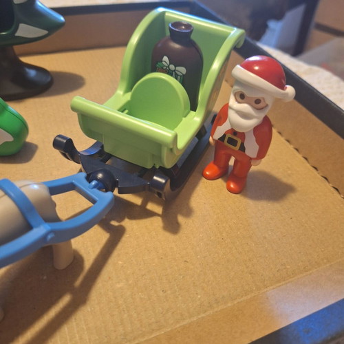 Playmobil 1-2-3 Christmas Calendar 9391 like new, Christmas in the Forest