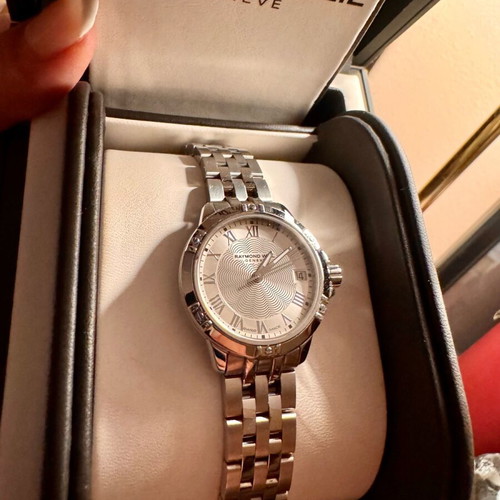 Raymond Weil Tango silver stainless steel watch like new