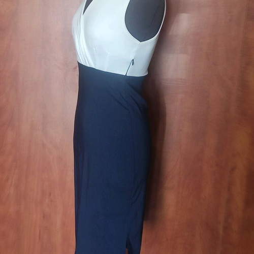 Pencil dress Vesper like new, two-tone midi