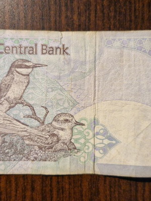 Qatar 1 riyal banknote used