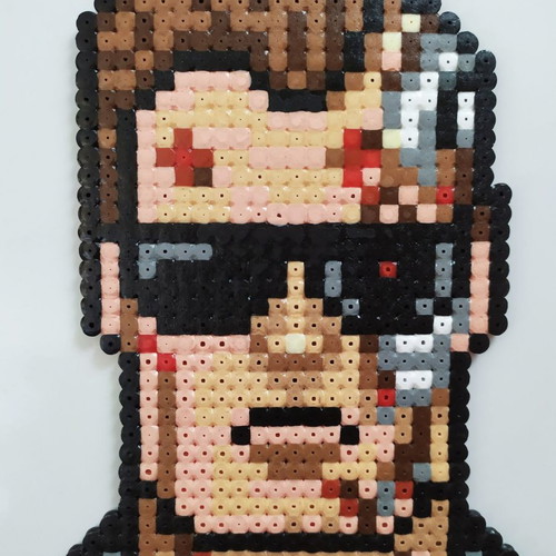 Handmade Terminator Arnold Schwarzenegger Decorative Portrait