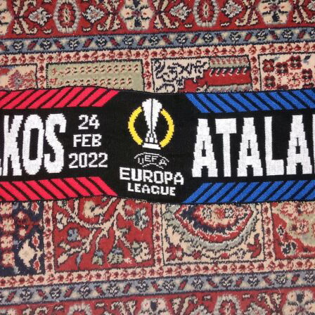 Olympiakos - Atalanta double-sided scarf like new