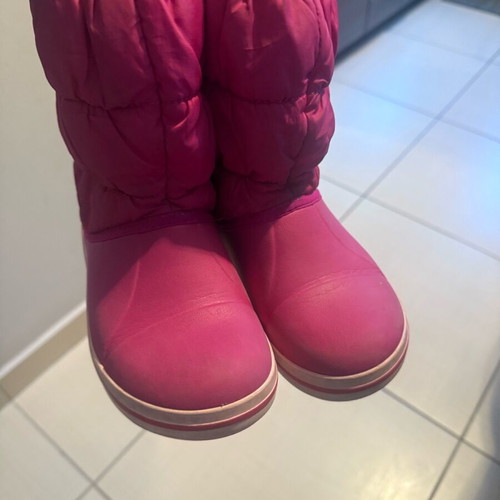 Crocs cross c13 galotses used, size 30-31, pink