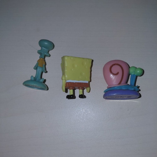 SpongeBob Mini Figures used, pack of 2
