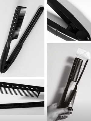 Hair Comb V-Shaped Tool for Straightening and Haircutting New