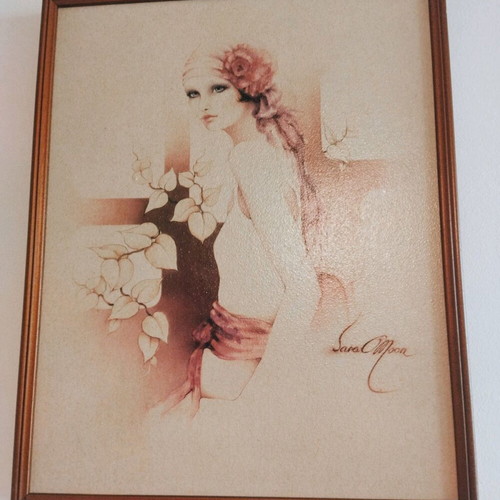 Framed art print like new, 50x39 cm