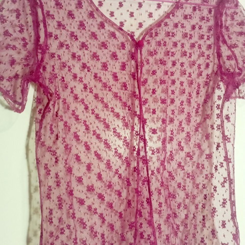 Vintage bolero in intense fuchsia color, like new