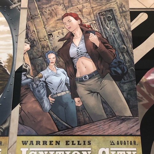 Ignition City set of 5 comics new, Warren Ellis, Avatar Comics