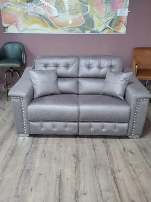 American gray-brown La-z-boy "Hollywood" two-seater sofa new