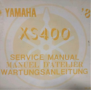Service manual Yamaha XS 400