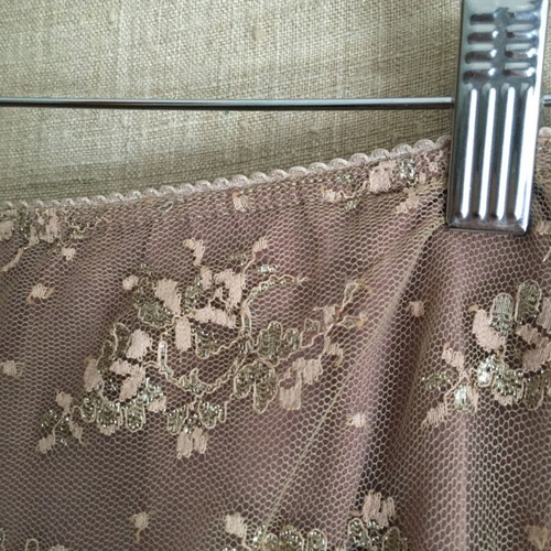 Etincelle Couture Paris vintage skirt, size M, flower embroidery