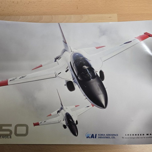 F-16 and T-50 Lockheed Martin posters new, pack of 2