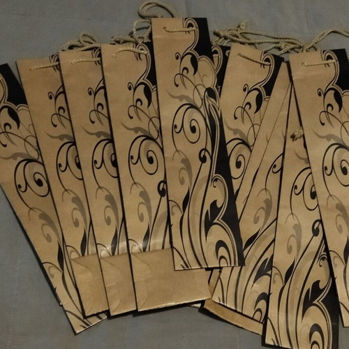 Paper gift bags N2 new, set of 12 pieces