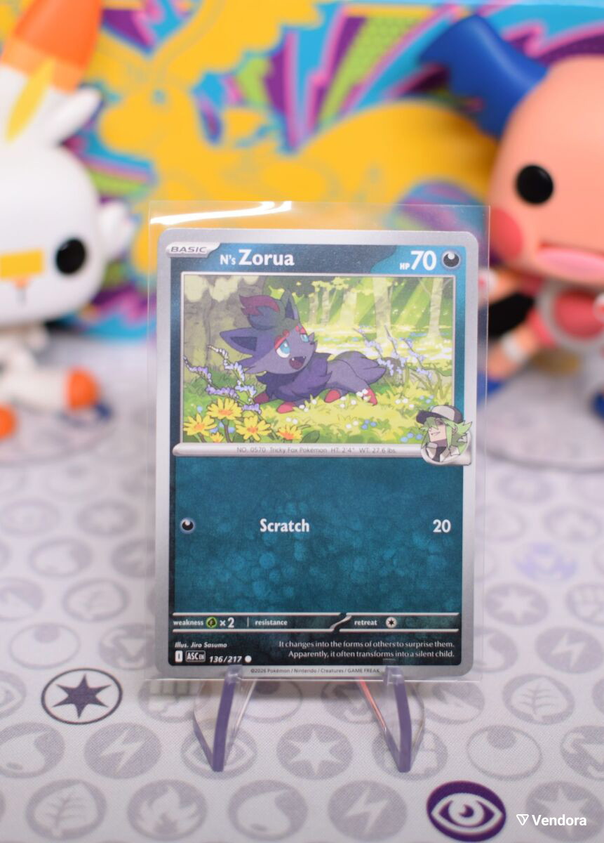 Pokemon Card N's Zorua ASC 136 like new -  0,25 - Vendora.cy