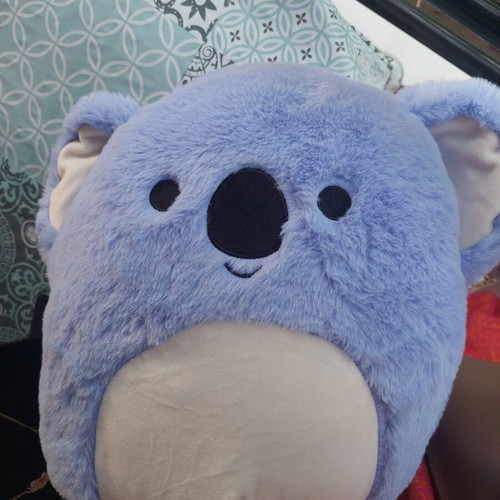 Kayla plush koala toy, blue-purple