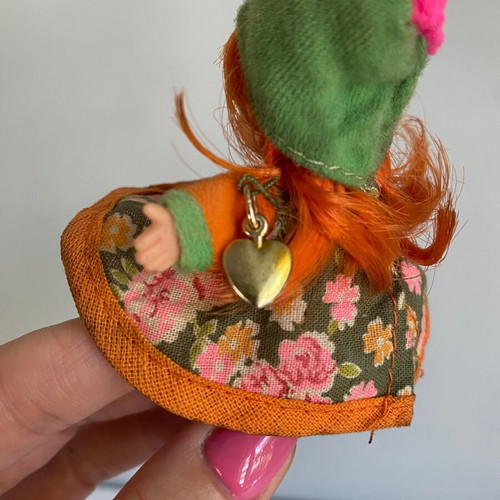 Pippi Longstocking Miniature Doll 1980s used by El Greco