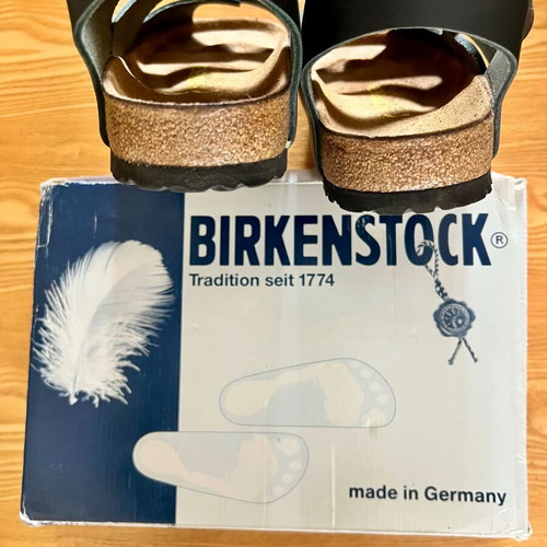 Birkenstock sandals size 45 like new, black