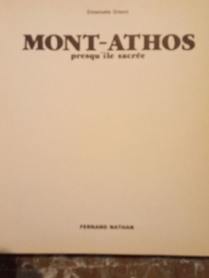 Mont-Athos used book with Mount Athos monasteries, French