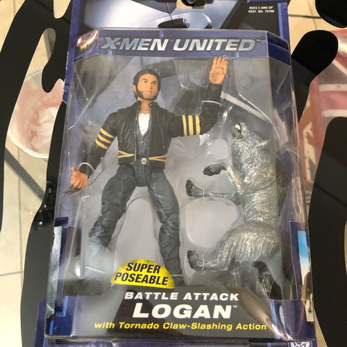 Logan Movie 6” Figure new X-Men United Hugh Jackman with Wolf Marvel Toybiz