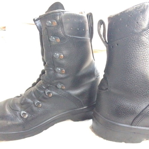 Leather boots used, size 41, black