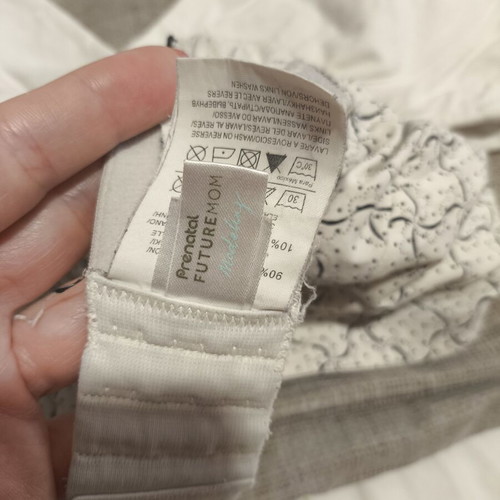 Prenatal nursing bras set 75C and 38C like new, white and black