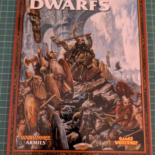 Warhammer Fantasy Dwarfs Army Book 7th Edition