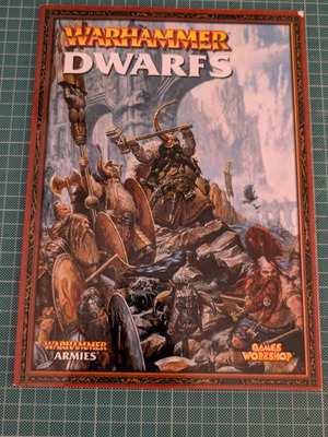 Warhammer Fantasy Dwarfs Army Book 7th Edition