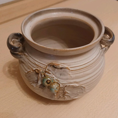 Ceramic vase antique with handles like new