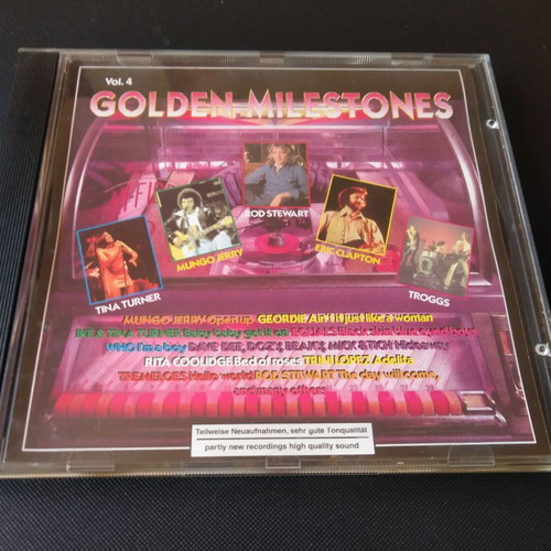 Golden Milestones 2 CD like new, rock collection 60s-70s