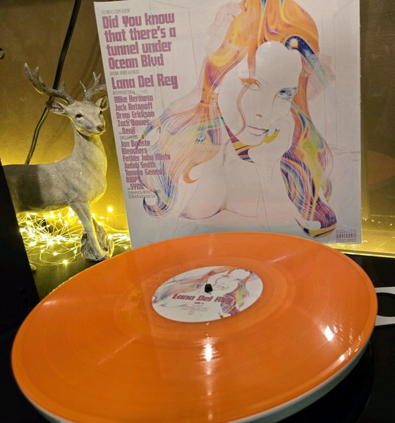 Lana Del Rey Vinyl Record 9th album Πορτοκαλι ανοιγμενο