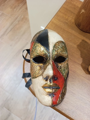 Venetian mask handmade, like new
